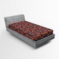 thumbnail image 1 of Ambesonne Vintage Fitted Sheet, Colorful Inspired, Twin Size, Multicolor, 1 of 3