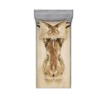 thumbnail image 1 of Ambesonne Vintage Fitted Sheet & Pillow Sham Set, Dots Bunny Geometric, Twin, Pale Brown, 1 of 3