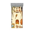 thumbnail image 1 of Ambesonne Vintage Fitted Sheet & Pillow Sham Set, Retro Old Technology, Twin, Cream and Pale Caramel, 1 of 2