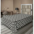 thumbnail image 1 of Ambesonne Vintage Flat Sheet, Art Deco Feels, TwinXL Size, Eggshell Charcoal Grey, 1 of 1