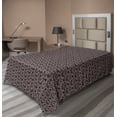 thumbnail image 1 of Ambesonne Vintage Flat Sheet, Lace Style Romantic Motifs, TwinXL Size, Black Pale Salmon, 1 of 1