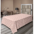 thumbnail image 1 of Ambesonne Vintage Flat Sheet, Ornate Patterns with Swirls, Twin Size, Blush and White, 1 of 1