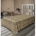 thumbnail image 1 of Ambesonne Vintage Flat Sheet, Sketchy Gerbera Daisies, TwinXL Size, Tan Orange Marigold, 1 of 1