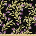 thumbnail image 1 of Ambesonne Vintage Floral Fabric by the Yard, Bell Flowers Plot, 2 Yards, Avocado Green Magenta, 1 of 1