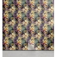 thumbnail image 1 of Ambesonne Vintage Floral Peel & Stick Wallpaper for Home, Art Nouveau Flower, 13"x72", Pale Eggplant Grey Teal, 1 of 5