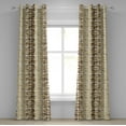 thumbnail image 1 of Ambesonne Vintage Grommet Curtain, Circle Pieces Pattern Art, 50"x96", Pale Chocolate and Camel, 1 of 1