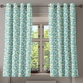 thumbnail image 1 of Ambesonne Vintage Grommet Curtain, Nostalgic Flower Summer, 50" x 63", Almond Green Pale Yellow, 1 of 6