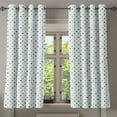 thumbnail image 1 of Ambesonne Vintage Grommet Curtain, Polka Dots Fashion, 50" x 63", Apple Green Jade Green, 1 of 6