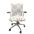 thumbnail image 1 of Ambesonne Vintage Office Chair Cover Stretchable High Back, Floral Shapes Dots Pattern, White and Multicolor, 1 of 1