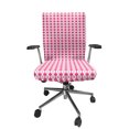 thumbnail image 1 of Ambesonne Vintage Office Chair Cover Stretchable High Back, Repetitive Pinkish Shapes, Hot Pink and White, 1 of 1