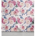 thumbnail image 1 of Ambesonne Vintage Peel & Stick Wallpaper for Home, Peonies Roses Birds Plot, 13"x36", Lavender Blue and Pink, 1 of 5