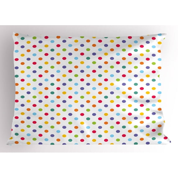 Ambesonne Vintage Pillow Sham, Circular Vintage Fashion, 26" X 20", Multicolor
