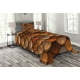 thumbnail image 1 of Ambesonne Vintage Quilted Bedspread Set 2 Pcs, Medieval Scale Pattern, Twin Size, Multicolor, 1 of 3