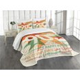 thumbnail image 1 of Ambesonne Vintage Quilted Bedspread Set 3 Pcs, Old Age Celebrations, Queen Size, Multicolor, 1 of 5