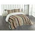 thumbnail image 1 of Ambesonne Vintage Quilted Bedspread Set 3 Pcs, Traditional Ornaments, King Size, Multicolor, 1 of 3