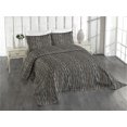 thumbnail image 1 of Ambesonne Vintage Quilted Coverlet 3 Pcs, Retro Oval Shapes Earthy, Queen Size, Dark Grey and Sand Brown, 1 of 4