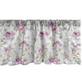 thumbnail image 1 of Ambesonne Vintage Rose Window Valance, Soft Pastel Floral, 54" X 12", White Pale Pink Fuchsia, 1 of 2