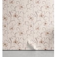 thumbnail image 1 of Ambesonne Vintage Rustic Peel & Stick Wallpaper for Home, Wild Flowers in Rows, 13"x100", Pearl Pale Eggshell Tan, 1 of 5