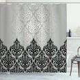 thumbnail image 1 of Ambesonne Vintage Shower Curtain, Medieval Victorian Pattern, 69"Wx70"L, Black White, 1 of 4