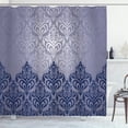 thumbnail image 1 of Ambesonne Vintage Shower Curtain, Medieval Victorian Pattern, 69"Wx84"L, Night Blue, 1 of 4