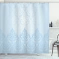 thumbnail image 1 of Ambesonne Vintage Shower Curtain, Medieval Victorian Pattern, 69"Wx84"L, Pale Blue, 1 of 4
