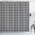 thumbnail image 1 of Ambesonne Vintage Shower Curtain, Mosaic Look Monochrome Art, 69"Wx70"L, Charcoal Grey White, 1 of 4