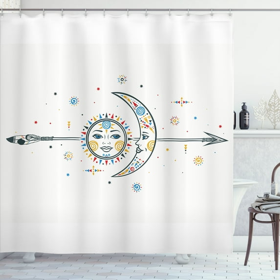 Ambesonne Vintage Shower Curtain, Ornaments Art, 69"Wx70"L, Multicolor