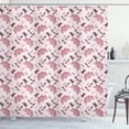 thumbnail image 1 of Ambesonne Vintage Shower Curtain, Retro Women Fashion, 69"Wx70"L, Pale Pink, 1 of 3