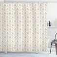 thumbnail image 1 of Ambesonne Vintage Shower Curtain, Romantic Flower Motifs, 69"Wx84"L, Sage Green Pink, 1 of 3
