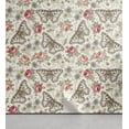 thumbnail image 1 of Ambesonne Vintage Spring Peel & Stick Wallpaper for Home, Moths Floral Print, 13"x72", Dark Pink Sepia and Grey, 1 of 5