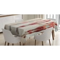 thumbnail image 1 of Ambesonne Vintage Tablecloth Rectangular Table Cover, Anatomy Human Body, 52"x70", Ruby Cream, 1 of 4