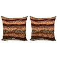 thumbnail image 1 of Ambesonne Vintage Throw Pillow Cover 2 Pack, Strikes Pattern, 20", Multicolor, 1 of 7
