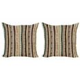 thumbnail image 1 of Ambesonne Vintage Throw Pillow Cover 2 Pack, Traditional Ornaments, 16", Multicolor, 1 of 2