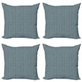 thumbnail image 1 of Ambesonne Vintage Throw Pillow Cover 4 Pack, Arrow Motifs with Lines, 20", Dark Teal Eggshell, 1 of 2