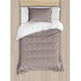 thumbnail image 1 of Ambesonne Vintage Tribal Duvet Cover Set, Boho Geometric Forms, Twin, Mauve Taupe Tan, 1 of 3