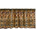 thumbnail image 1 of Ambesonne Vintage Tribal Valance Pack of 2, Prehistoric Art, 42"X18", Amber and Multicolor, 1 of 3
