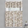 thumbnail image 1 of Ambesonne Vintage Valance & Curtain, Aquarelle Cotton Floral Art, 55"x30", Pale Khaki Purple Orange, 1 of 1