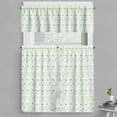 thumbnail image 1 of Ambesonne Vintage Valance & Curtain, Green Toned Polka Dots, 55"x45", Green Fern Green, 1 of 6