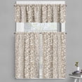 thumbnail image 1 of Ambesonne Vintage Valance & Curtain, Leafy Print Nude Tone Motif, 55"x24", Pale Sepia and White, 1 of 7