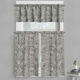 thumbnail image 1 of Ambesonne Vintage Valance & Curtain, Romantic Rose Motifs, 55"x24", Dark Taupe Cream, 1 of 7