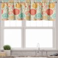thumbnail image 1 of Ambesonne Vintage Valance Pack of 2, Cheerful Garden Doodle, 54"X18", Multicolor, 1 of 4
