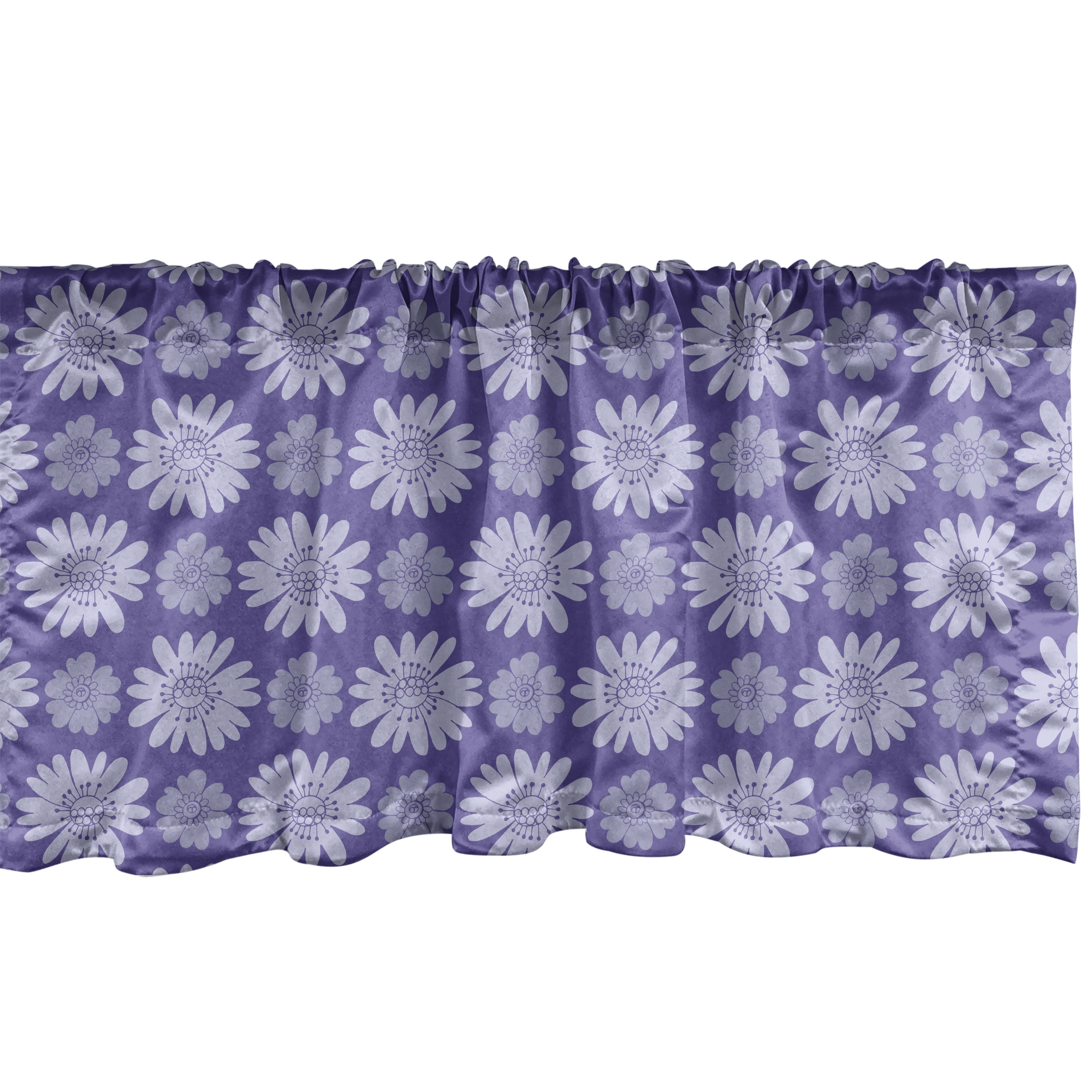Ambesonne Vintage Valance Pack of 2, Flowers English Garden Art, 42