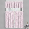 thumbnail image 1 of Ambesonne Vintage Valentine Valance & Curtain, Curvilinear Heart, 55"x24", Pale Pink Pink, 1 of 1