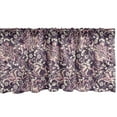 thumbnail image 1 of Ambesonne Vintage Window Valance, Damask Inspired Floral Form, 54" X 18", Eggplant Coral Beige, 1 of 2