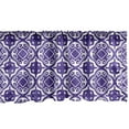 thumbnail image 1 of Ambesonne Vintage Window Valance, Geometric Motif, 54" X 12", Blue Violet White, 1 of 2
