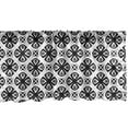 thumbnail image 1 of Ambesonne Vintage Window Valance, Inspired Pattern with Floral Design Motif in Monotonous Colors, Curtain Valance for Kitchen Bedroom Decor with Rod Pocket, 54" X 12", Charcoal Grey and White, 1 of 2