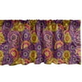 thumbnail image 1 of Ambesonne Vintage Window Valance, Oriental Curvy Paisley, 42" x 18", Multicolor, 1 of 3