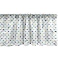 thumbnail image 1 of Ambesonne Vintage Window Valance, Polka Dots Fashion, 54" X 18", Apple Green Jade Green, 1 of 3