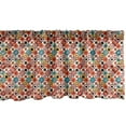 thumbnail image 1 of Ambesonne Vintage Window Valance, Retro Style Bubbles, 42" x 18", Orange Yellow, 1 of 3
