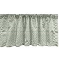 thumbnail image 1 of Ambesonne Vintage Window Valance, Rhythmic Nostalgic Motifs, 54" X 18", Dark Sea Green Champagne, 1 of 3